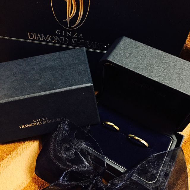 【銀座ダイヤモンドシライシの口コミ】 リングのつやけしとリングの細さとリングの色とリングのダイヤモンドが良…