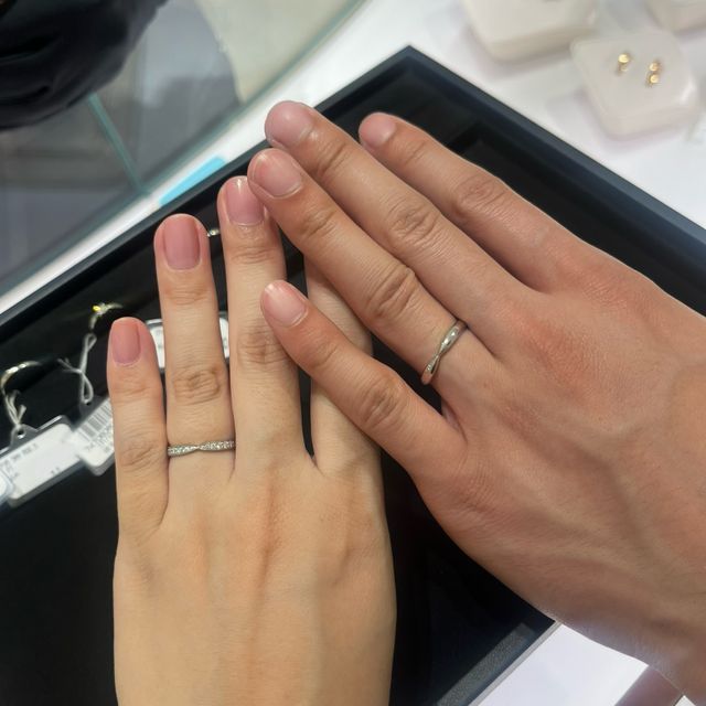 【ティファニー(Tiffany & Co.)の口コミ】 婚約指輪はなしで、毎日つけるものをハーフエタニティで、できればティフ…