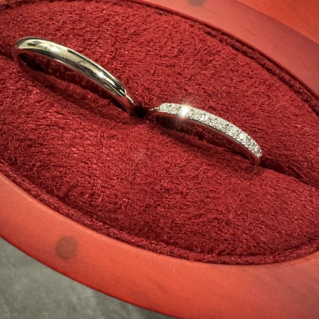 【ひなの口コミ】 指輪のデザイン、テイスト、素材について:飽きないけどシンプルすぎず、目…