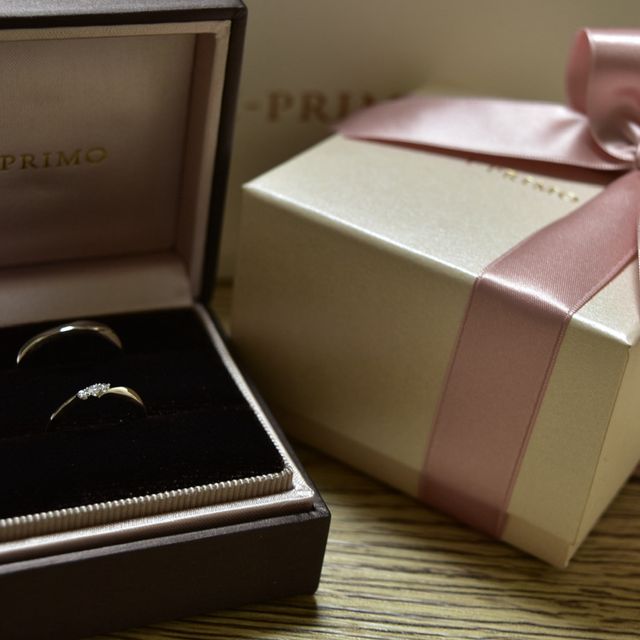 【アイプリモ(I-PRIMO)の口コミ】 華奢なデザインでダイヤモンドもきれいでとてもかわいくてすごく気に入り…