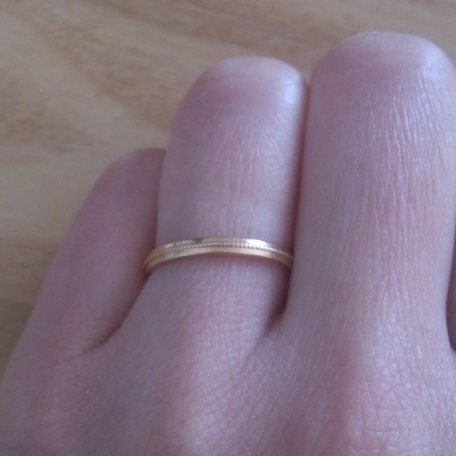 【ヴァンドーム青山(VENDOME AOYAMA)の口コミ】 二人の指輪を探すのに条件があり、夫はプラチナ希望で、私はゴールド希望…