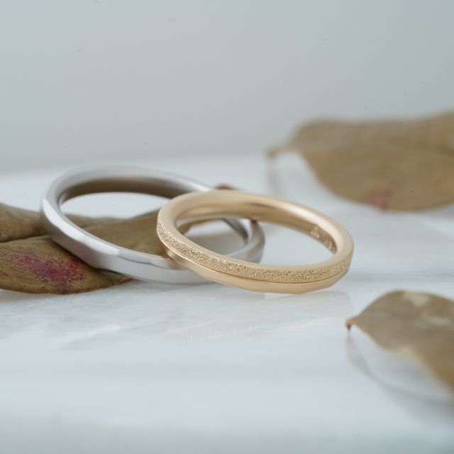 【THREE TREES(スリーツリーズ)の口コミ】 デザイン、色、形、ツヤなど、自分たちのオリジナルの指輪を作ることがで…