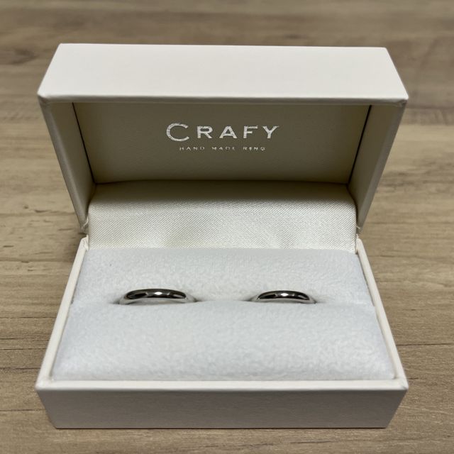 【CRAFY(クラフィ)の口コミ】 シンプルなデザインが良く、かつ、2人で記念に作成したかったので手作りに…