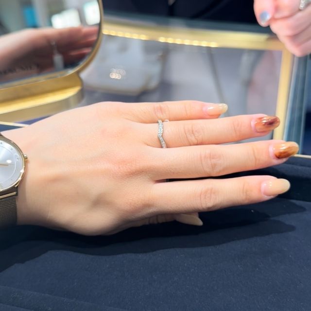 【ショーメ(CHAUMET)の口コミ】 ショーメジョゼフィーヌコレクションハーフエタニティリングを購入しまし…