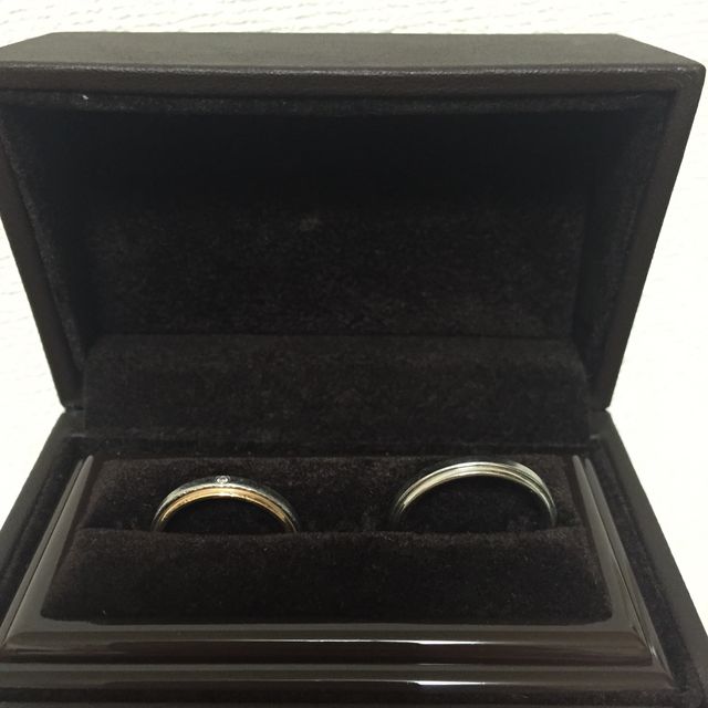 【アイプリモ(I-PRIMO)の口コミ】 男性用と女性用のデザインが少し違い、女性用はゴールドとプラチナのリン…