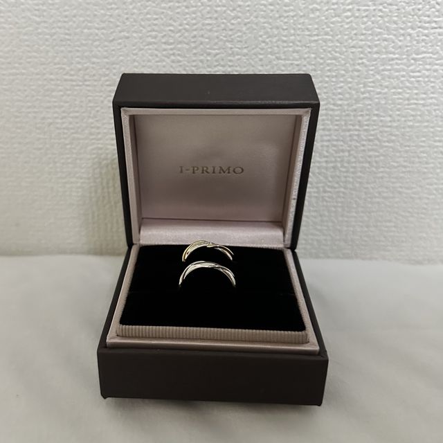 【アイプリモ(I-PRIMO)の口コミ】 プラチナだけでなくイエローゴールドも入っているデザインがめずらしくと…