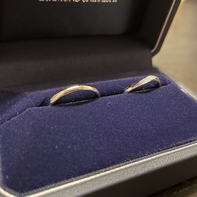 【銀座ダイヤモンドシライシの口コミ】 着け心地が良く、シンプルだけどダイヤモンドの輝きが非常に良いです。小…