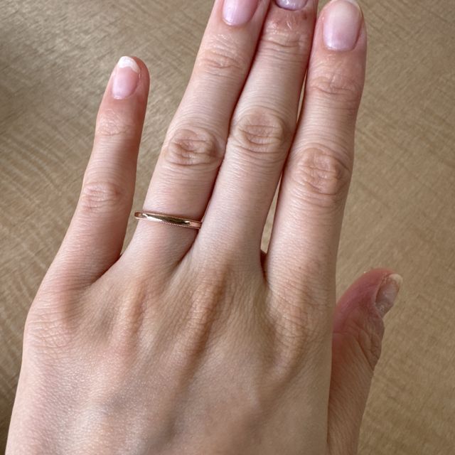 【LUCIE(ルシエ)の口コミ】 アンティーク風なデザインで、落ち着いた可愛らしさが素敵でした。指輪の…