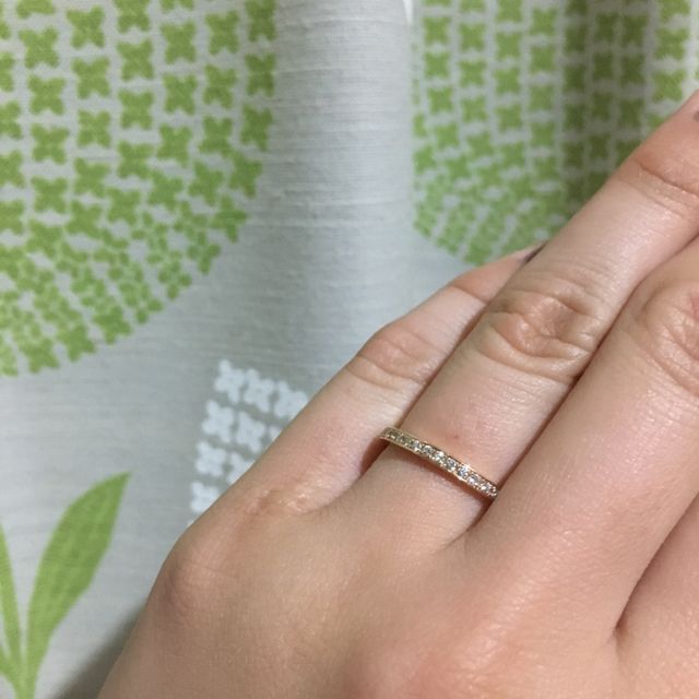 【サロン・ド・ルシェルの口コミ】 ガサツなため、一粒ダイヤのリングはひっかけそうで怖かったので、もとも…