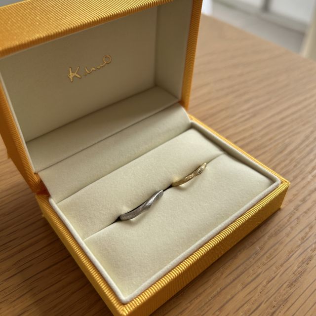 【ケイウノ ブライダル(K.UNO BRIDAL)の口コミ】 目の前でデザインをイラストにしてくださるので、ワクワクしながら、自分…