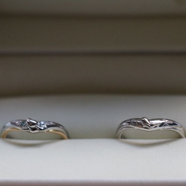 【ケイウノ ブライダル(K.UNO BRIDAL)の口コミ】 ドナルドとディズニーが出ていて、二つ合わせるとドナルドになります。ま…