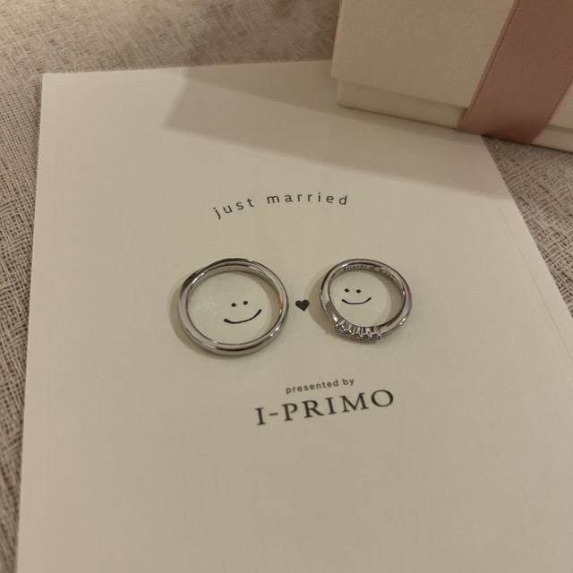 【アイプリモ(I-PRIMO)の口コミ】 夫婦それぞれの想いと指輪の素敵な意味合いが込められ、互いの魅力を引き…