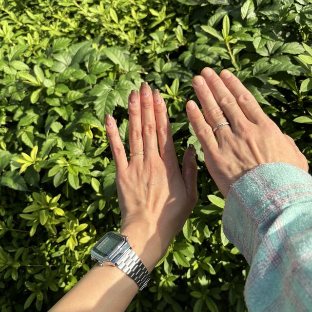 【ケイウノ ブライダル(K.UNO BRIDAL)の口コミ】 普段のファッションに合うシンプルすぎないオシャレな指輪を探していたと…