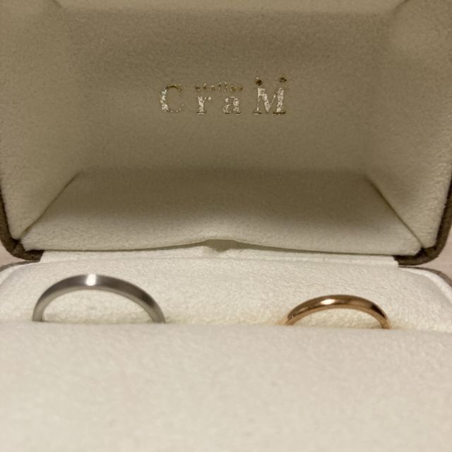 【atelier CraM(アトリエ クラム)の口コミ】 マットな仕上がりにより、見た目もと着け心地良いです！これまで指輪は一…