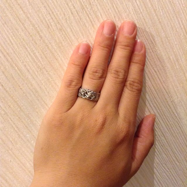 【ケイウノ ブライダル(K.UNO BRIDAL)の口コミ】 何といってもオーダーメイドなので、世界中で一対しかないスペシャル感で…