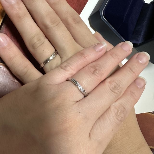 【銀座ダイヤモンドシライシの口コミ】 指輪の購入の決め手は、まず一つ目は店員さんが親身になって自分たちに合…