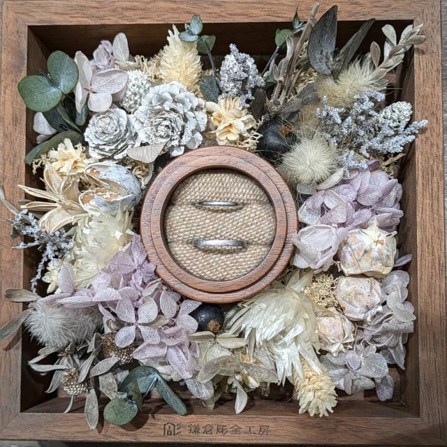 【鎌倉彫金工房の口コミ】 延べ棒状態から、ふたりで手作りできることで、「思い出」として付加価値…