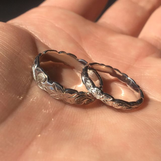 【PRIVATE BEACH(プライベートビーチ)の口コミ】 結婚指輪はハワイアンジュエリーと決めていて、海が好きな私たちにとって…