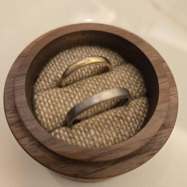 【鎌倉彫金工房の口コミ】 以前、友人とシルバーリングを作った時にとても楽しかったので今回結婚指…