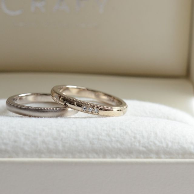 【CRAFY(クラフィ)の口コミ】 さまざまなデザインの中から指輪のベースのデザインを選択することが出来…