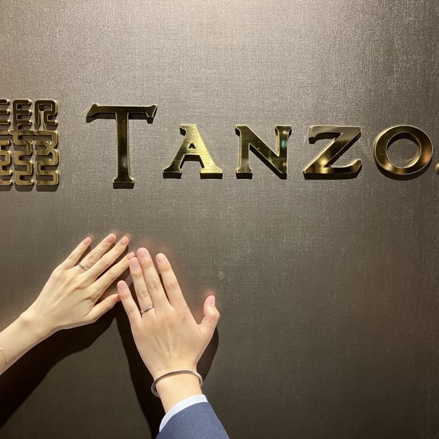 【TANZO.(鍛造指輪)の口コミ】 セミオーダーということで、恋人と話し合いながら自分たちの好みの指輪に…