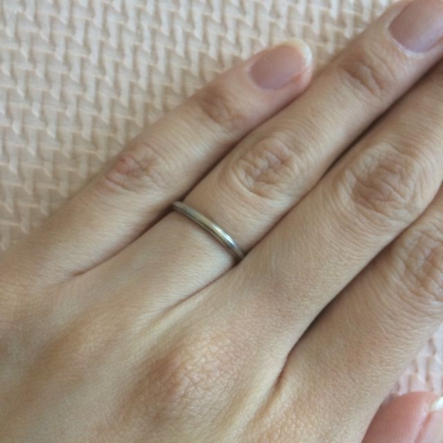 【カルティエ(Cartier)の口コミ】 一生つけるものなのでシンプルで飽きのこないもの、かつ細めのデザインが…