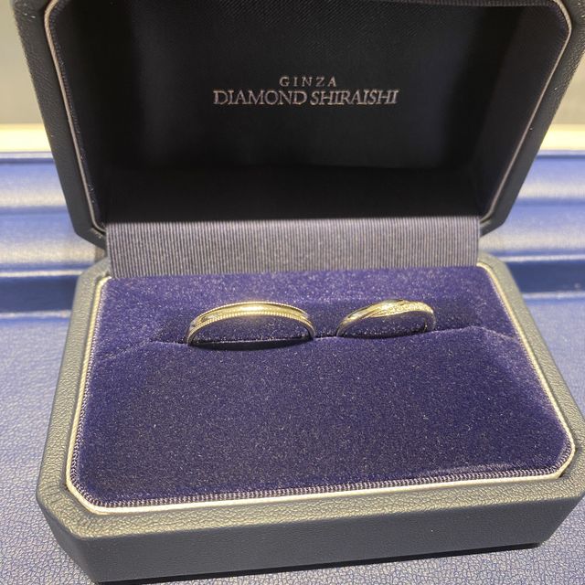 【銀座ダイヤモンドシライシの口コミ】 デザインが繊細で可愛らしくてエレガントなところに惹かれました。アフタ…