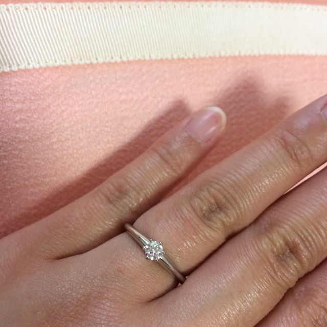 【ティファニー(Tiffany & Co.)の口コミ】 婚約指輪とは、ティファニー！ティファニーのティファニーセッティング！…
