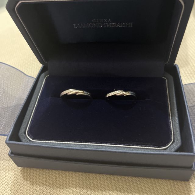 【銀座ダイヤモンドシライシの口コミ】 色々な種類の指輪を見ましたが
今回買ったウィッシングフラワーがシンプル…