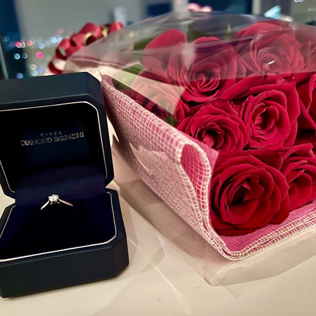 【銀座ダイヤモンドシライシの口コミ】 シライシの指輪はつけ心地が良いと評判でしたので、実際に試着してみまし…