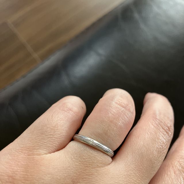 【銀座ダイヤモンドシライシの口コミ】 シンプルなデザインだったものに少し加工してもらって理想のデザインにな…