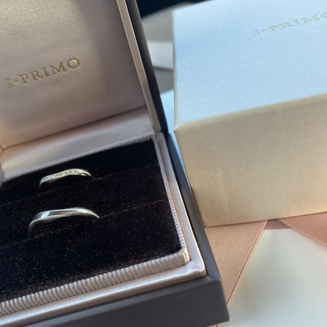 【アイプリモ(I-PRIMO)の口コミ】 ミル打ちされているデザインが、華やかで気に入りました。付けていると指…