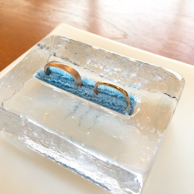 【mina.jewelry(ミナジュエリー)の口コミ】 フルオーダーなので好きなデザインにできました！
参考にできるものがお店…