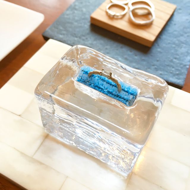 【mina.jewelry(ミナジュエリー)の口コミ】 フルオーダーなので好きなデザインにできました！
参考にできるものがお店…