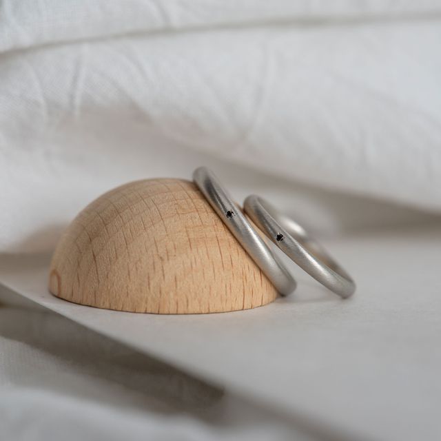 【Cayof(カヨフ)の口コミ】 リングの色から磨き方も選べて表面の飾り方？も選べたので妥協せずお互い…