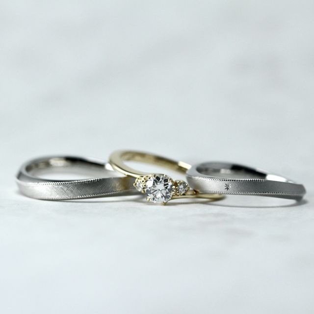 【ith(イズ)の口コミ】 私たちは結婚指輪、婚約指輪を同時に選びに行きました。一番の希望は婚約…