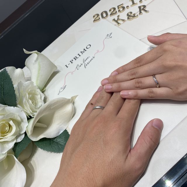 【アイプリモ(I-PRIMO)の口コミ】 カスタマイズできてよかったです。また、いろいろな指輪から選ぶことがで…