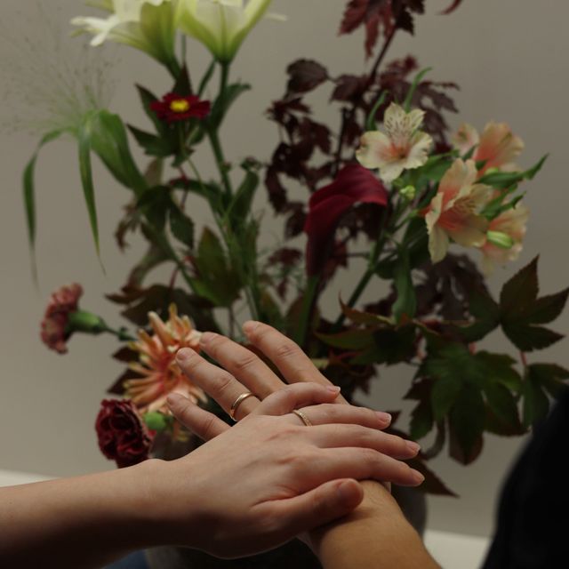 【出雲結(いずもゆい)の口コミ】 「- 時 結 - と き」というコンセプトの指輪を選びました。やや太めのリン…