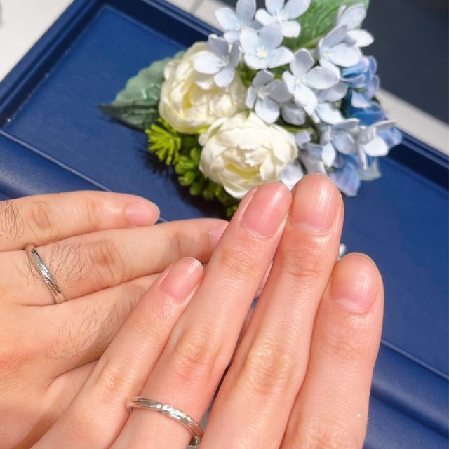 【銀座ダイヤモンドシライシの口コミ】 ウェーブしてるものは、あまり好きではないのでシンプルなものをお願いし…