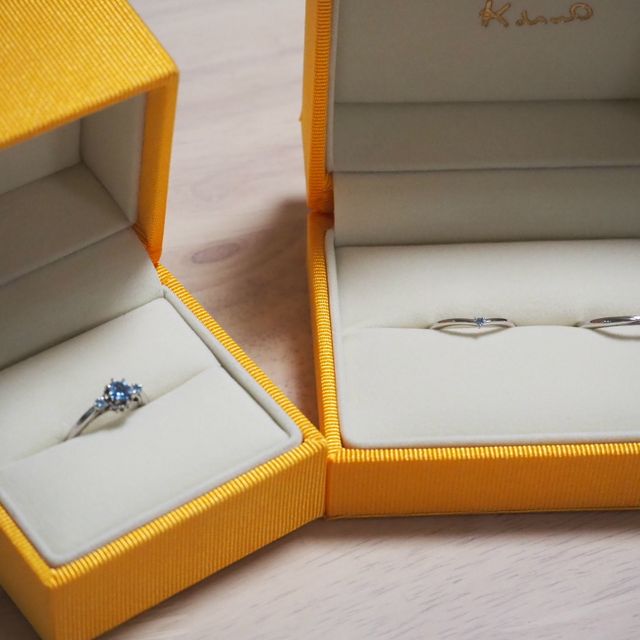 【ケイウノ ブライダル(K.UNO BRIDAL)の口コミ】 結婚指輪は毎日つけたいものなので、日常に溶け込むデザインであることと…