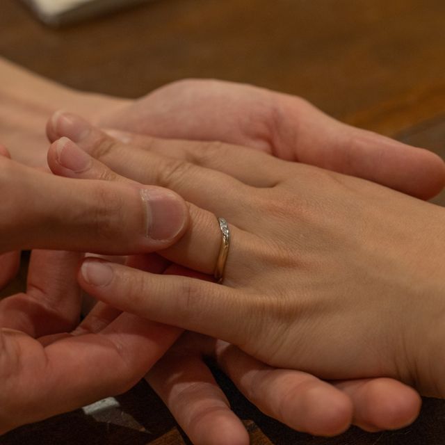【ジュエリー工房 YAMAMOTOの口コミ】 完全オリジナルで制作していただけます。山本さんとの会話の中で私達の性…