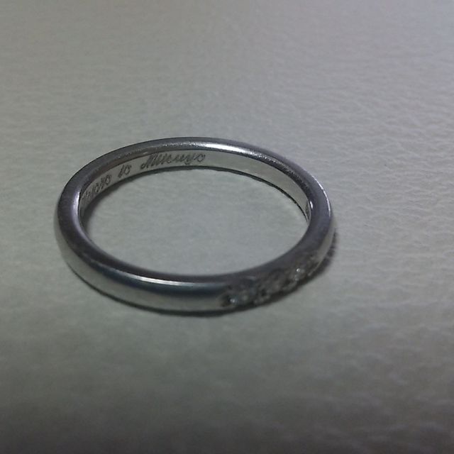 【MIKIMOTO(ミキモト)の口コミ】 婚約指輪がミキモトだったので婚約指輪と重ね付けができるように結婚指輪…