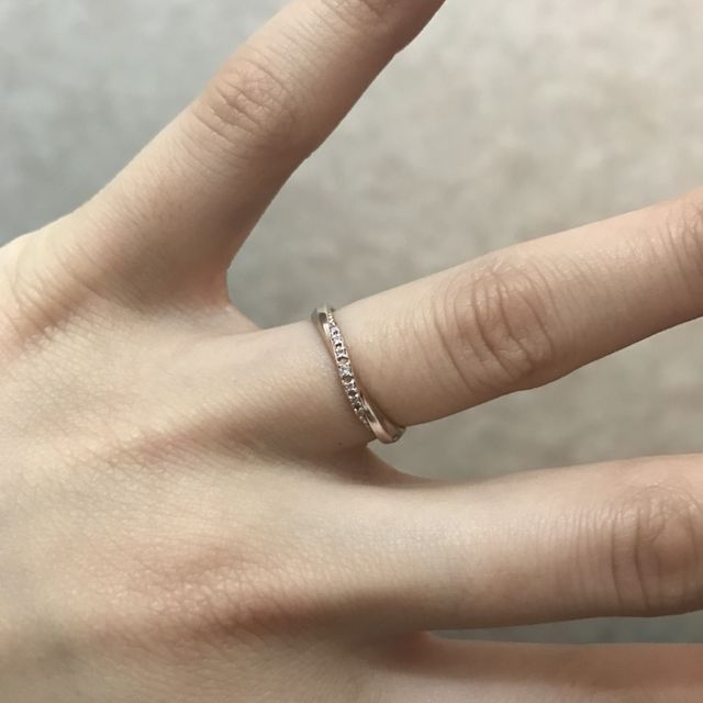 【THE KISS(ザ・キッス)の口コミ】 結婚指輪を求めて探していました。値段の高いものは、購入出来なかったの…