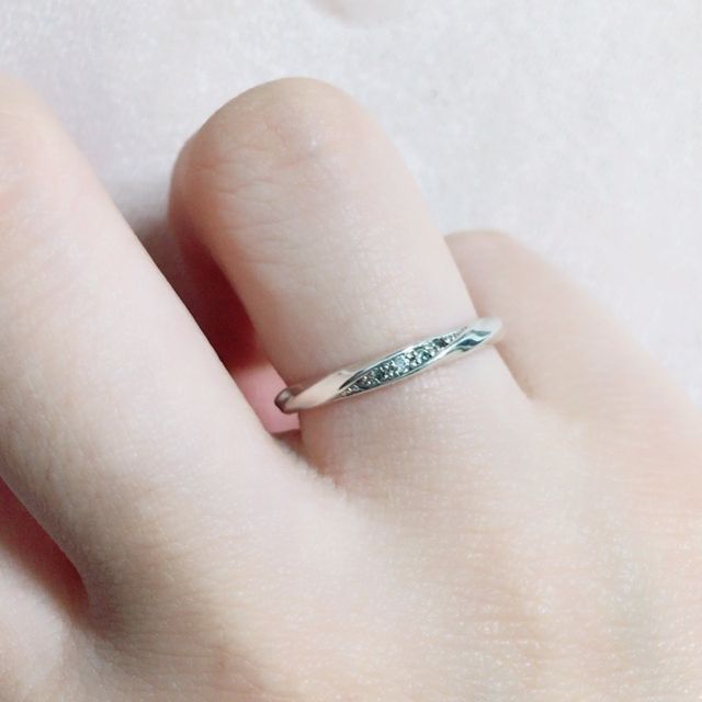 【サマンサシルヴァブライダルの口コミ】 他に検討していた指輪と比べて価格が安く購入しやすかったことがまず第一…