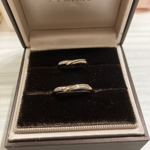 【アイプリモ(I-PRIMO)の口コミ】 形はシンプル、コンビネーションで遊び心と個性を、と思いこちらのリング…