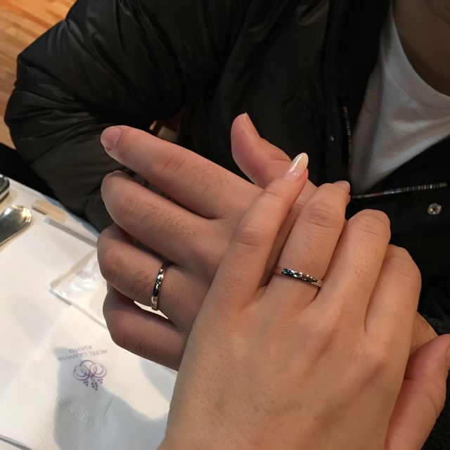 【エクセルコダイヤモンド(EXELCO DIAMOND)の口コミ】 とにかくダイヤモンドがきれい！それに、よりダイヤモンドが際立つデザイ…