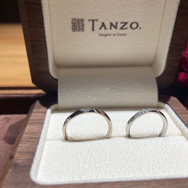 【TANZO.(鍛造指輪)の口コミ】 色からデザインから自分たちの好きなように出来る。色もオリジナルの色も…