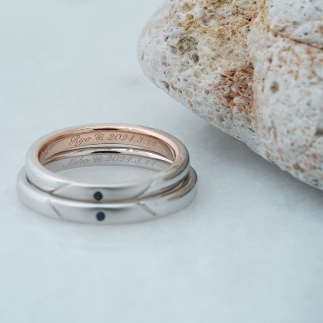 【THREE TREES(スリーツリーズ)の口コミ】 指輪のデザインはと妻と2人でイラストを書きながら話して楽しく考えました…