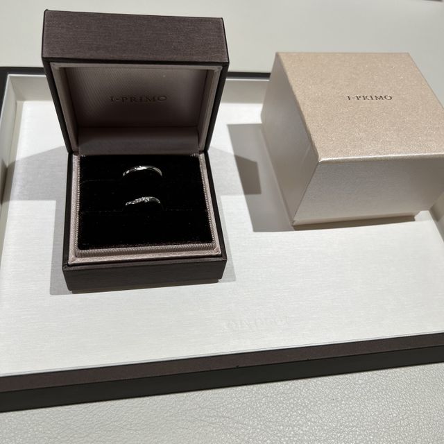 【アイプリモ(I-PRIMO)の口コミ】 女性側には北斗七星、男性側には北極星が入っているデザインが気に入りま…