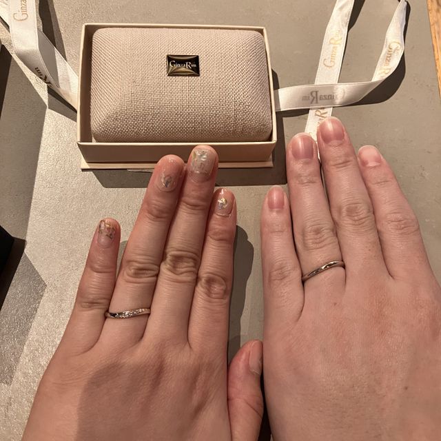 【Ginza Rim(銀座リム)の口コミ】 女性用は「アシュリー」男性用は「テイラー」にしました。個人的にはプラ…